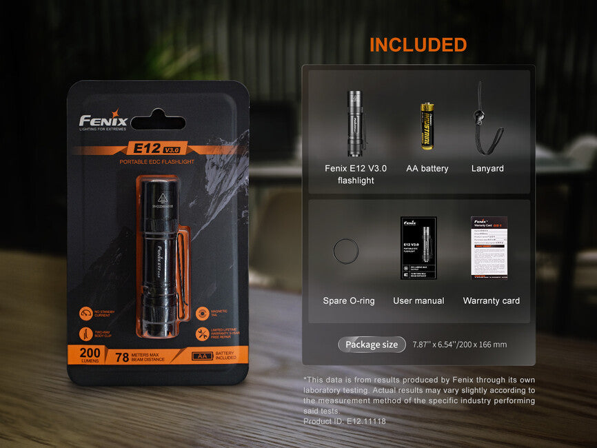 Fenix E12 V3.0 кишеньковий ліхтар