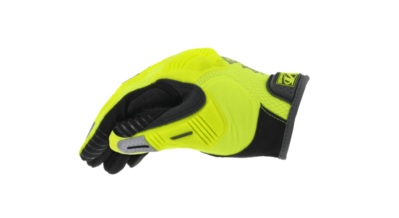 Mechanix M-Pact Hi-Viz робочі рукавиці, жовта