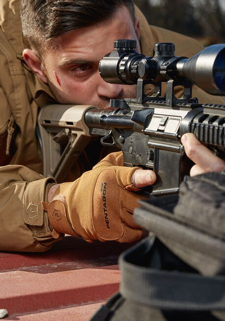 Pentagon Duty Mechanic 1/2 рукавиці без пальців, чорні