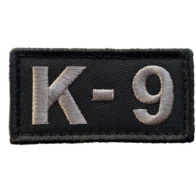 WARAGOD вишивка K-9 патч, чорний та сірий