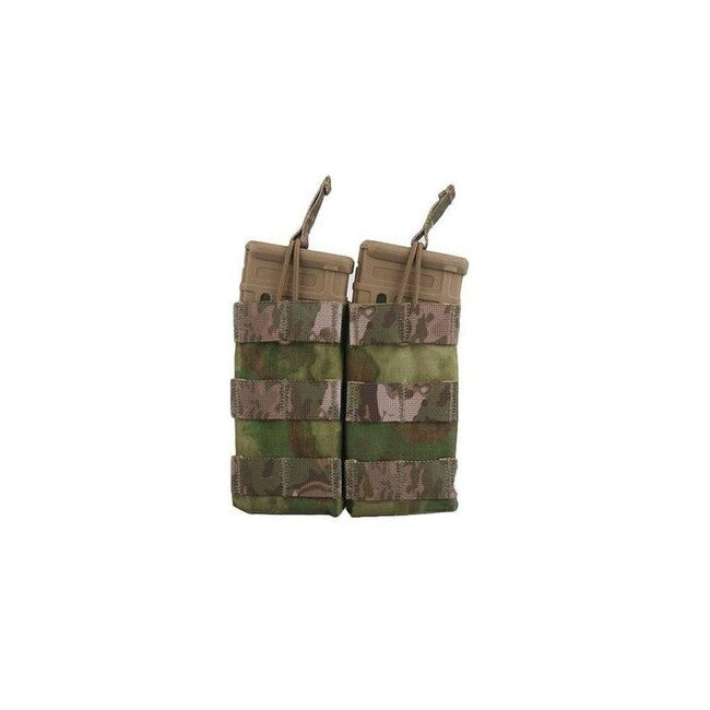 Emersongear модульний відкритий чохол на магазини Dual Magazine Pouch для 5.56 подвійний, A-TACS Листяний Зелений