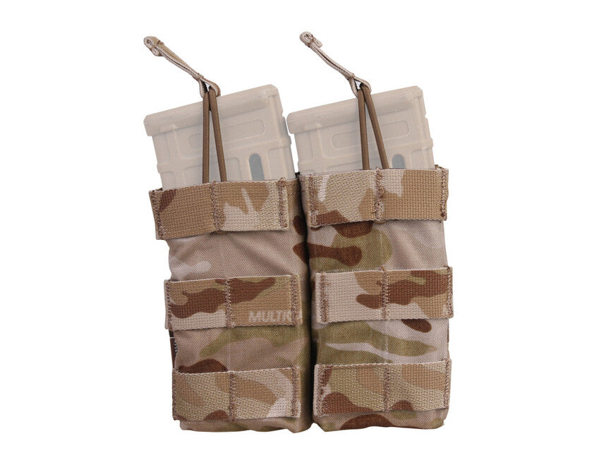 Emersongear подвійний модульний відкритий чохол на магазини 5.56, мультикам arid
