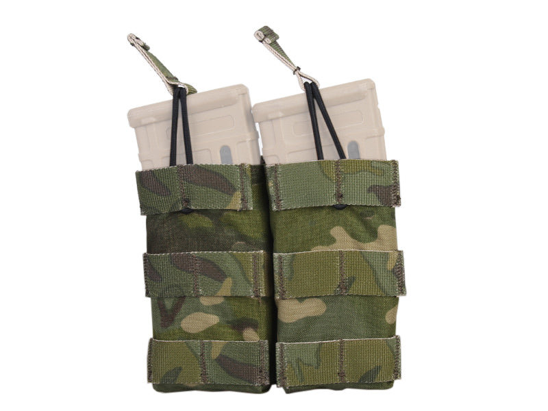Emersongear подвійний модульний відкритий чохол на магазини 5.56, мультикам tropic