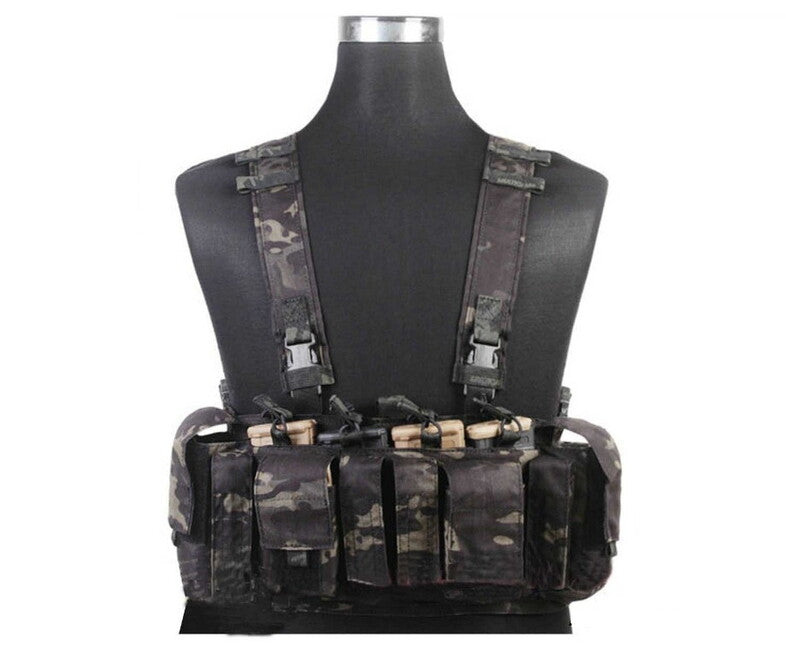 Emersongear грудьовий риг жилет тактичний MF style UW Gen IV, мультикам чорний