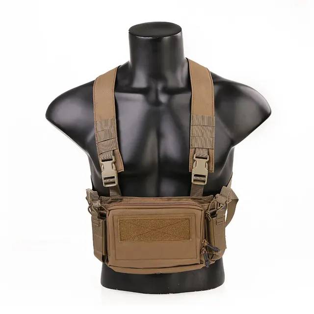 Emersongear D3CR Micro Chest Rig 500D, койотовий коричневий