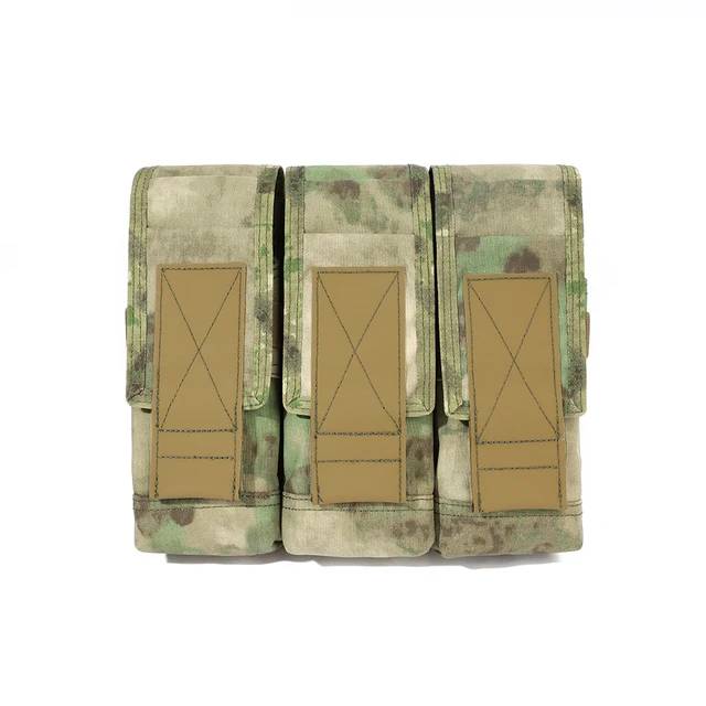 Emersongear Battlefield потрійний чохол на магазини 500D 7.62, a-tacs листяний зелений