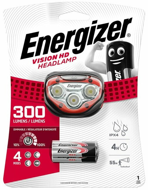 Energizer Vision HD налобний ліхтар 3 x AAA