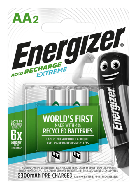 Energizer HR6 Extreme акумуляторна батарея AA 2300 FSB2, 2 шт.