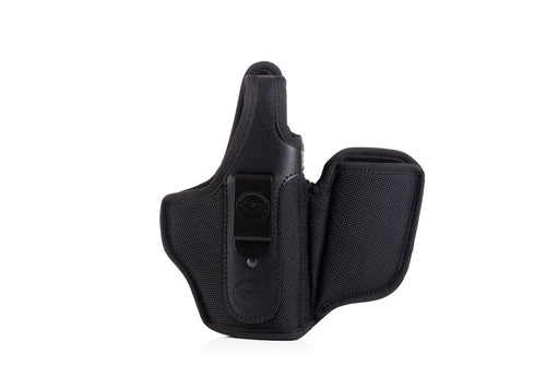Falco Marshall appendic IWB кобура із затримувачем та чохлом для магазину Ruger P93DC, чорна, права