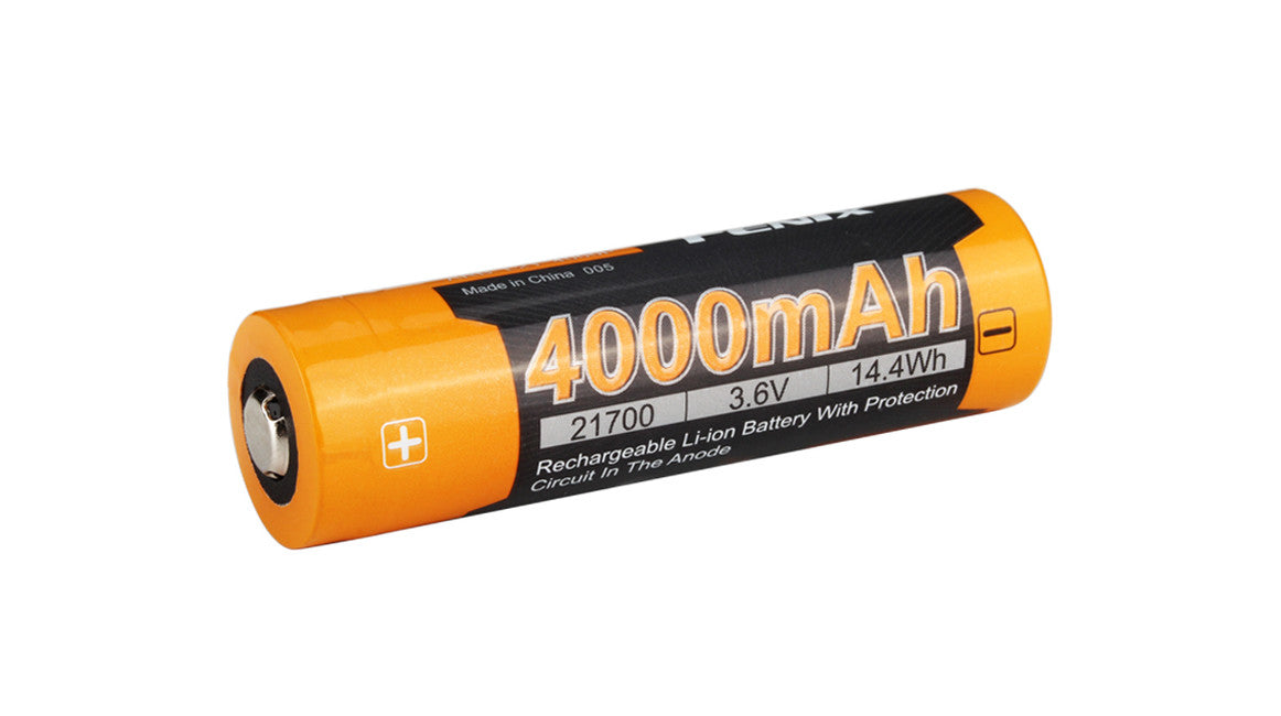 Fenix 21700 перезаряджана Li-Ion батарея, 4000 mAh