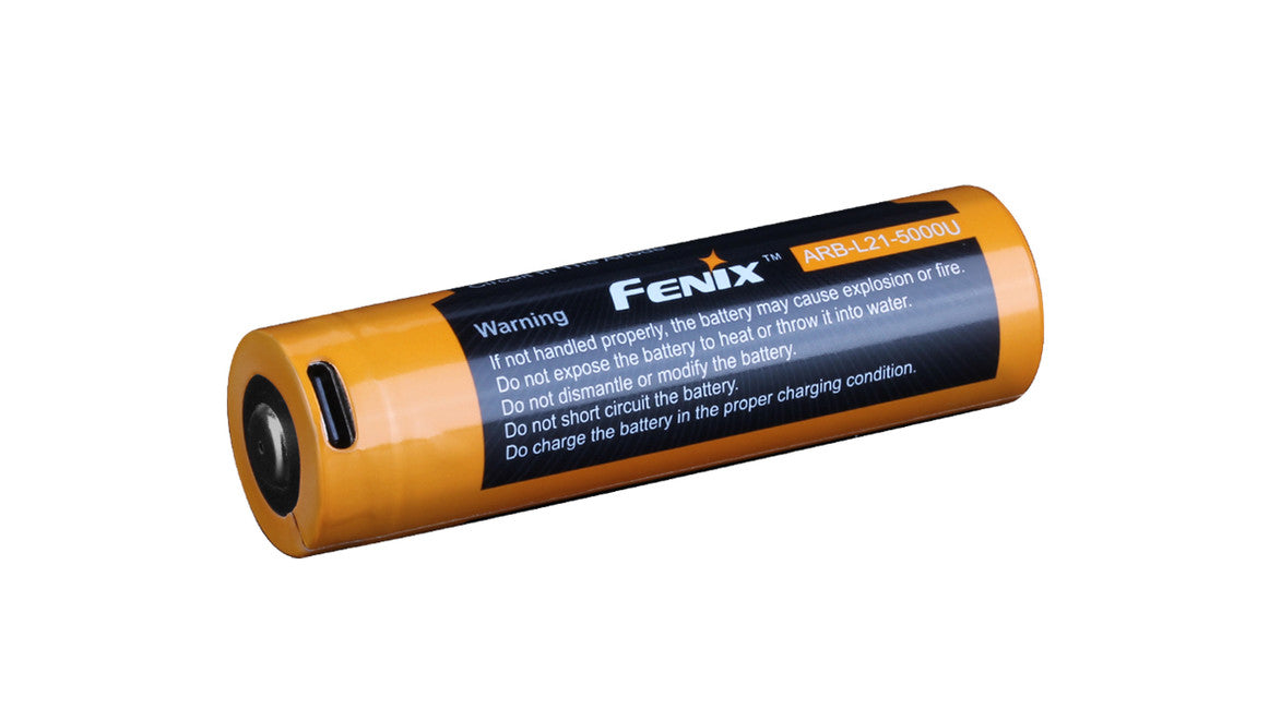 Fenix 21700 перезаряджана батарея Li-Ion 5000 мAh USB-C