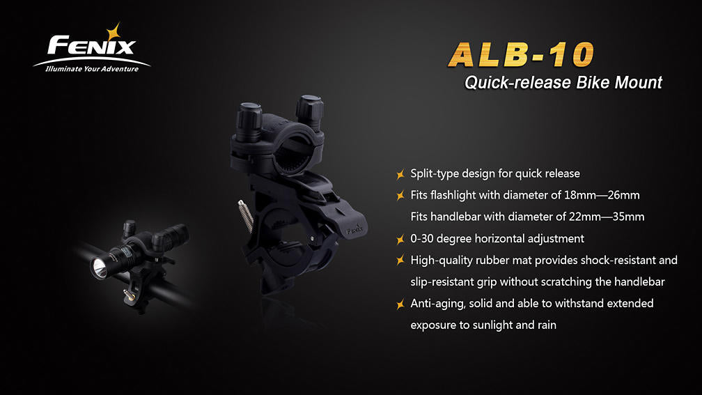 Fenix ALB-10 кріплення для ліхтарів на велосипед