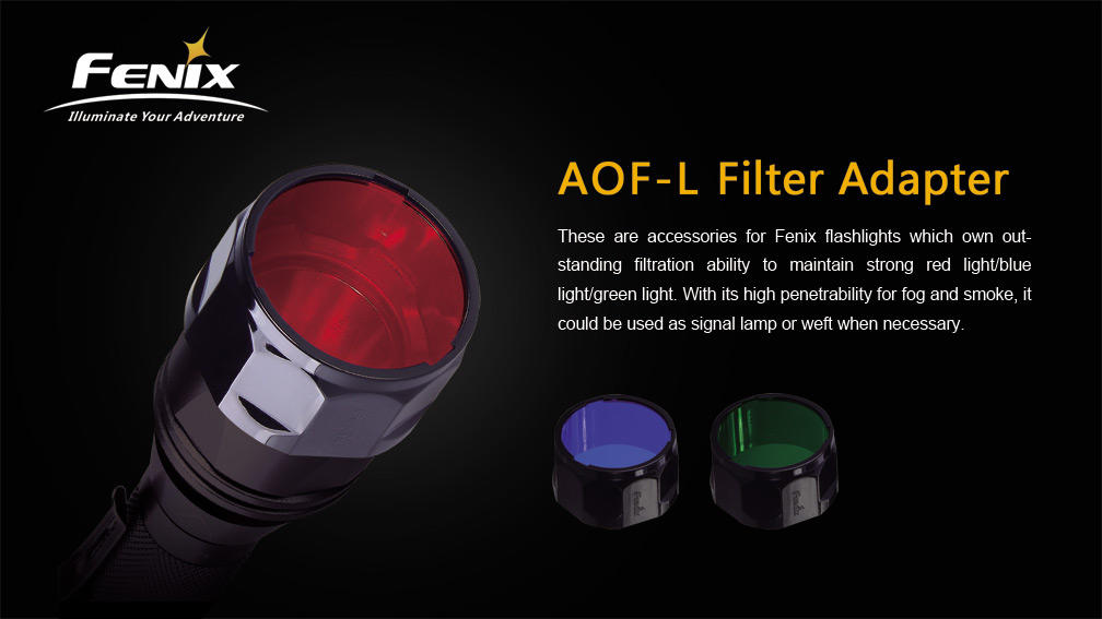Fenix AOF-M фільтр для батарейок, червоний