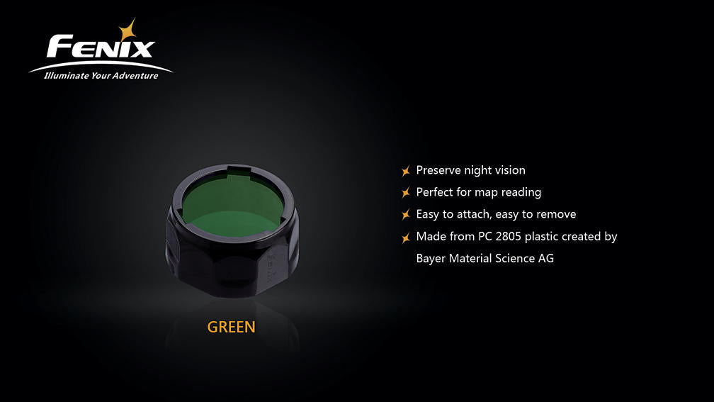 Fenix AOF-S+ фільтр, зелений