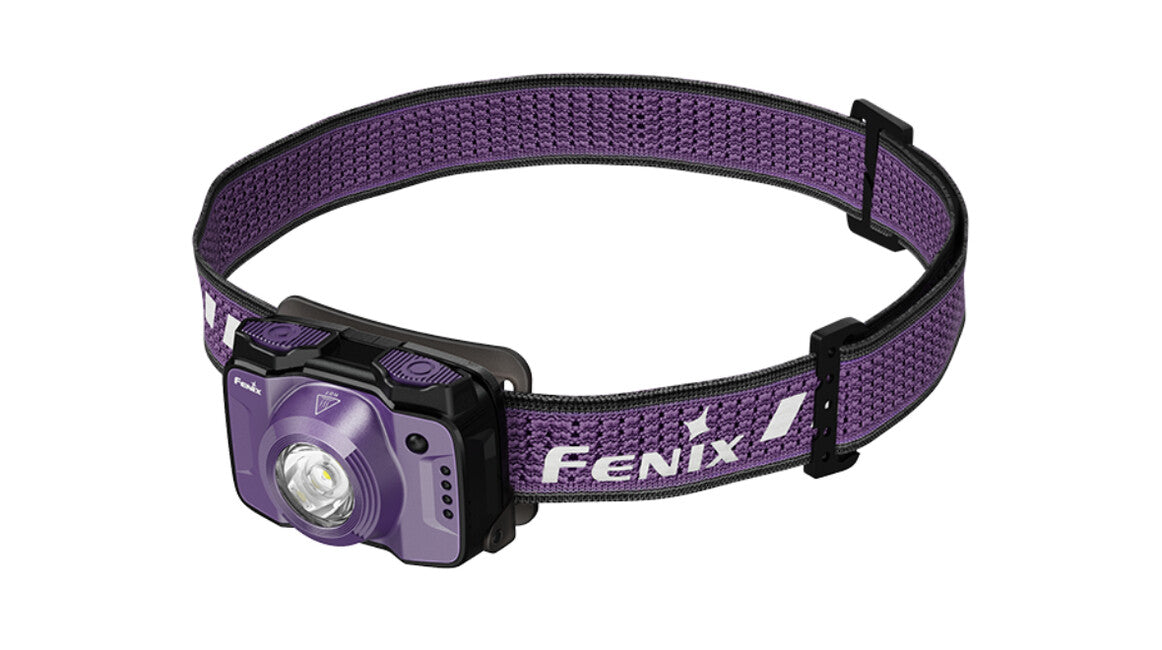 Fenix HL12R V2.0 перезаряджуваний налобний ліхтар, фіолетовий