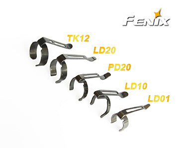 Fenix PD32 змінні кліпси для ліхтарів