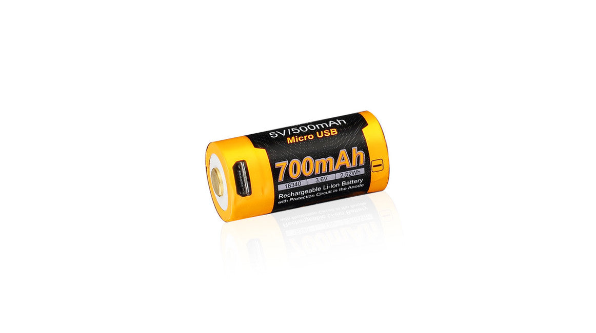 Fenix RCR123A 700 mAh USB Li-ion високовольтний
