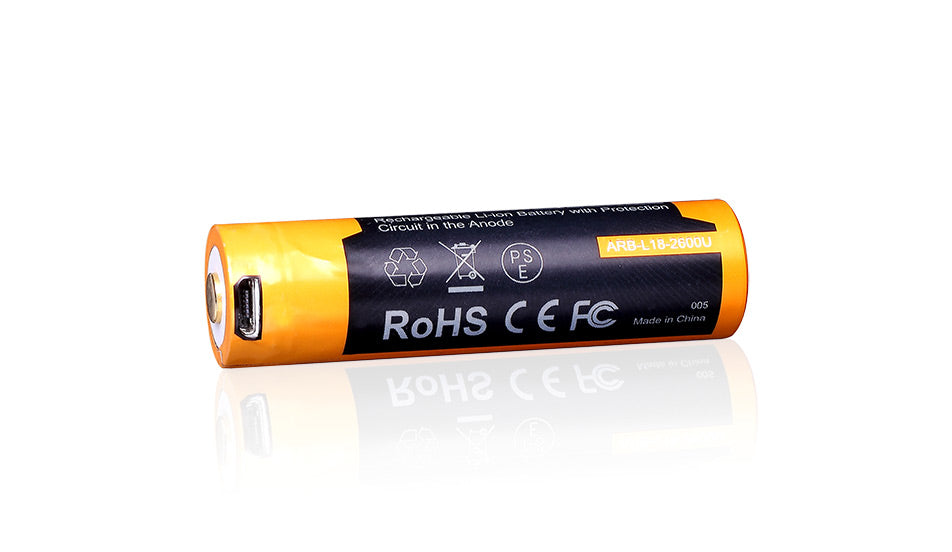 Fenix батарея 18650 USB Li-Ion 2600 mAh