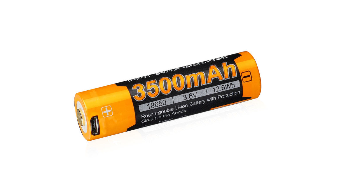 Fenix акумуляторна батарея USB 18650 li-ion 3500 mAh