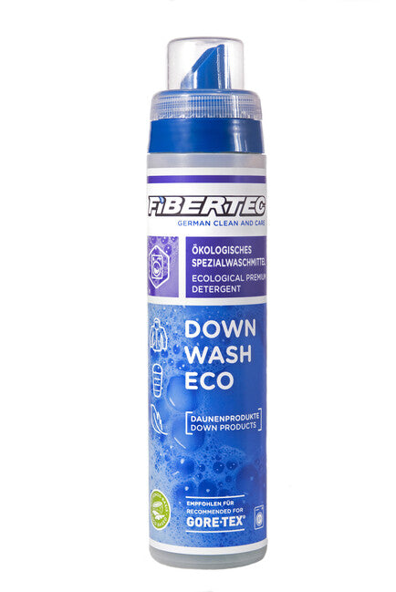 Fibertec Down Wash Eco ніжний миючий засіб для спальних мішків і одягу, наповненого пір'ям, 250 ml