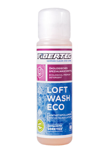 Fibertec Loft Wash Eco засіб для прання синтетичних спальних мішків та одягу, 100 ml