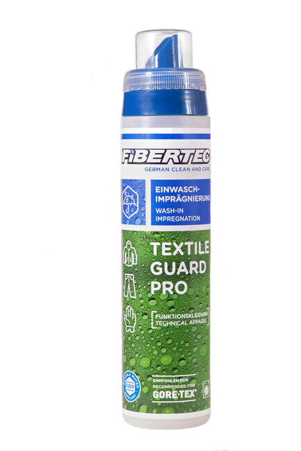 Fibertec Textile Guard Pro імпрегнаційний засіб 250 ml, що відштовхує воду, забруднення та олію для мембранного одягу та функціональних текстилів
