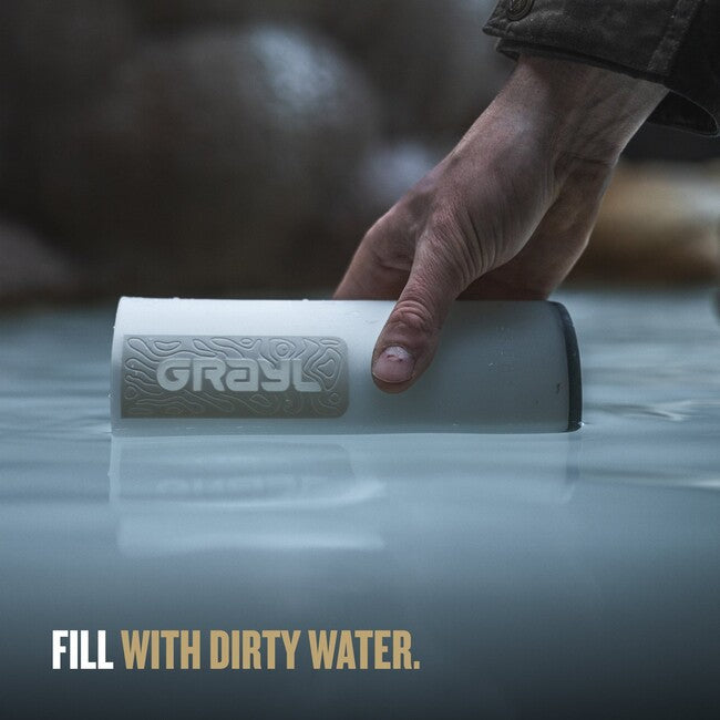 GRAYL GeoPress фільтруюча пляшка 710 ml, Альпійський Білий