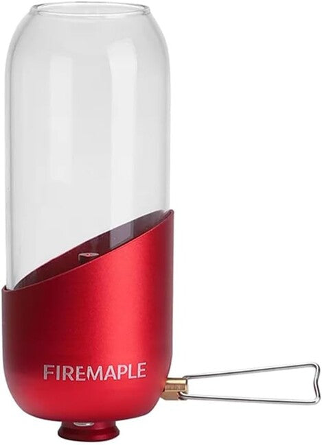 Fire Maple газова лампа з боросилікатного скла, червона