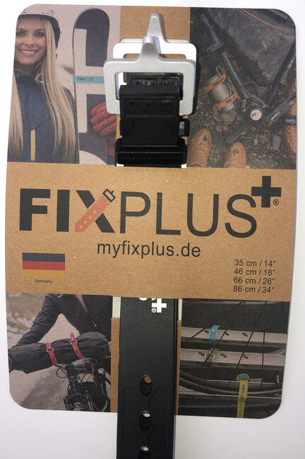 Fixplus ремінь 35 см, чорний, 2 шт.