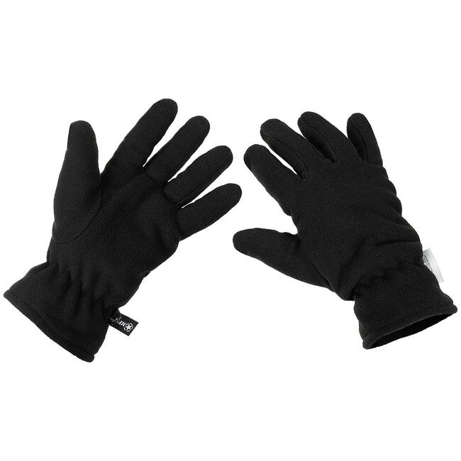 MFH рукавиці флісові з ізоляцією 3M™ Thinsulate™, чорні