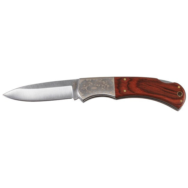 Fox Outdoor Jack ніж, дерев'яна рукоять, орнаменти