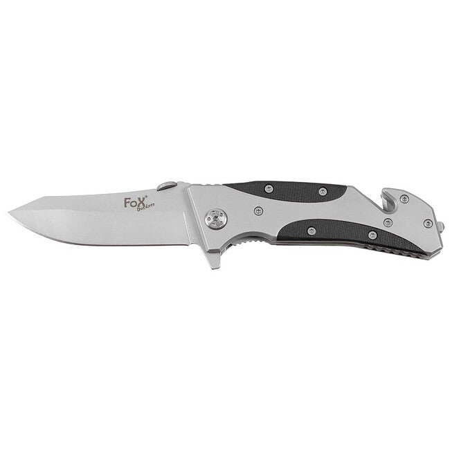 Fox Outdoor Jack однорічний ніж, металева рукоять, пластикові вставки
