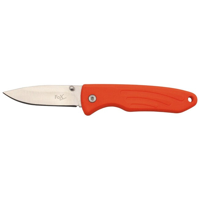 Fox Outdoor Jack односторонній ніж, помаранчевий, рукоятка TPR