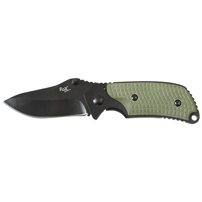 Fox Outdoor Jack однорічний ніж, рукоять Micarta, чорний