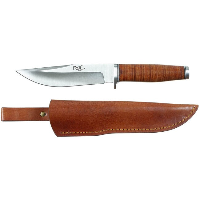 Fox Outdoor Pathfinder Ranger 16 ніж шкіряна ручка, з чохлом