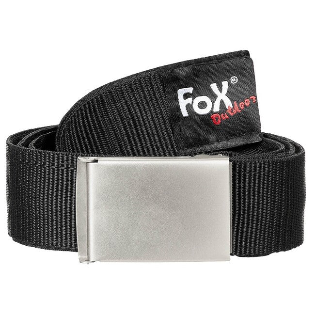 Fox Outdoor поясний ремінь із внутрішною перегородкою, чорний, близько 4 см