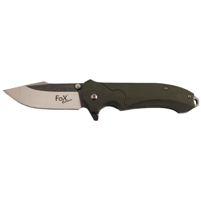 Fox Outdoor G10 складаний ніж, оливковий