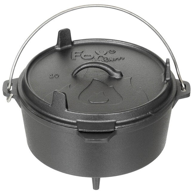For Outdoor голландська каструля для вогню, чавун, близько 3,8 л