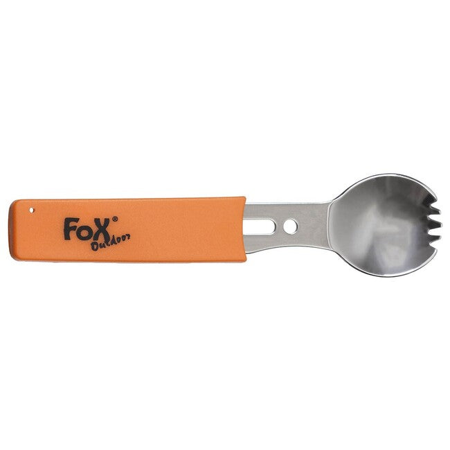 Fox Outdoor багатофункціональна ліжка нержавіюча сталь, помаранчева ручка