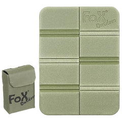 Fox Outdoor складана термопідкладка під сидіння з кишенею Molle, оливкова