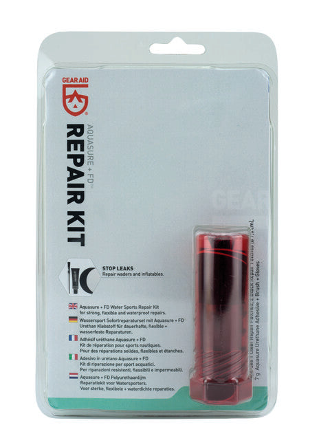GearAid AquaSure +FD набір для ремонту водних видів спорту, клей, 2 латки