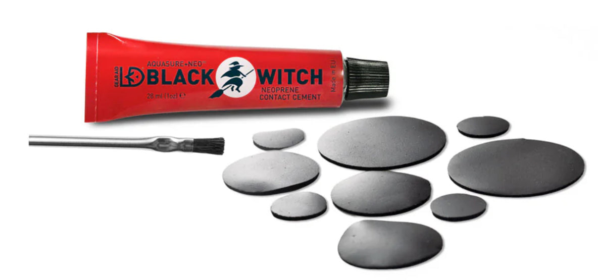 Gear Aid Aquasure +Neo Black Witch набір неопренового клею, 28 мл