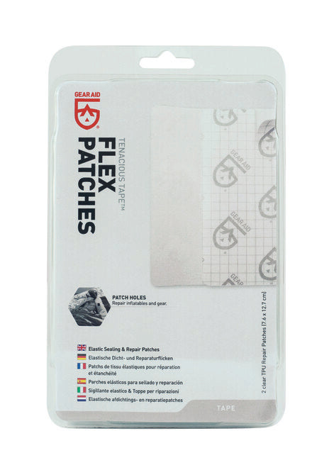 GearAid Tenacious Tape Flex пластирі TPU прозорі, 2 шт.