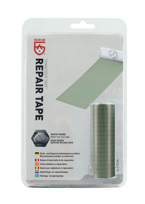 GearAid Tenacious Tape ремонтна стрічка, шавлія зелена