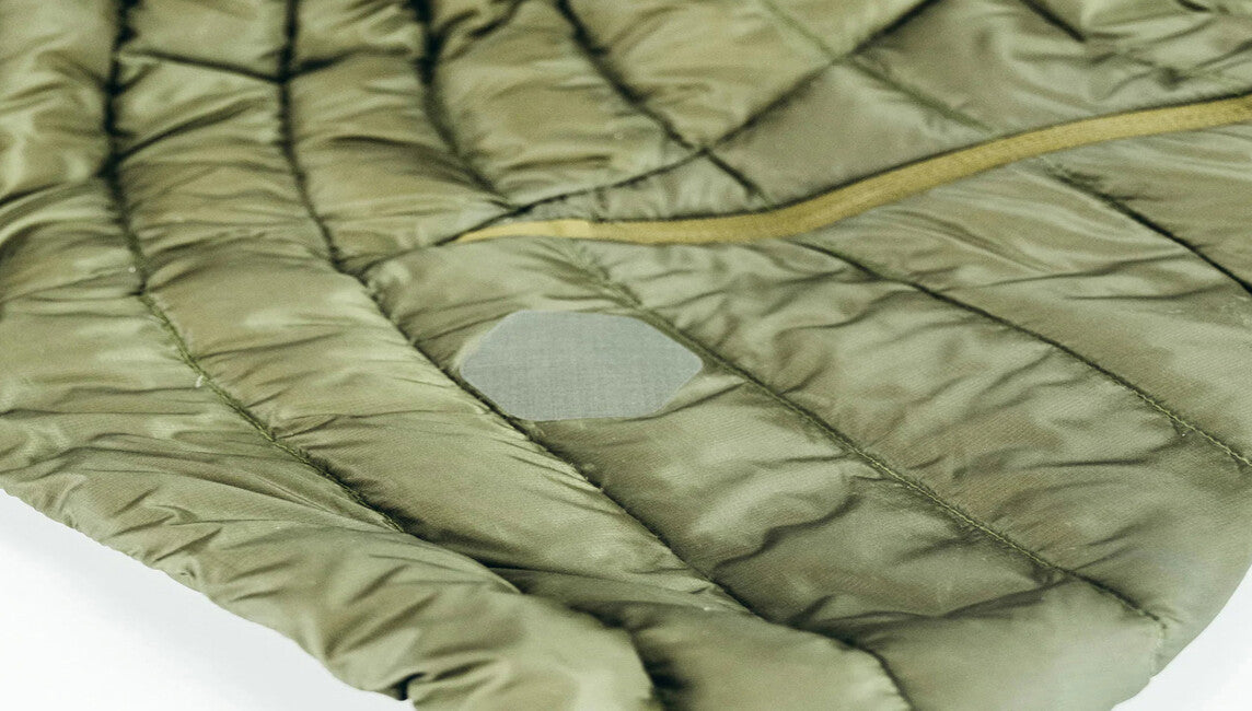 GearAid Tenacious Tape опраўні нашивки, зелені, 4 шт.