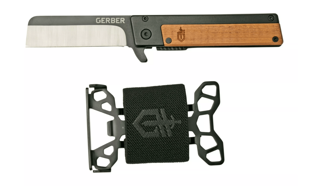 Gerber складний ніж із гаманцем 8 см, сталь, 6,8 см, коричневий