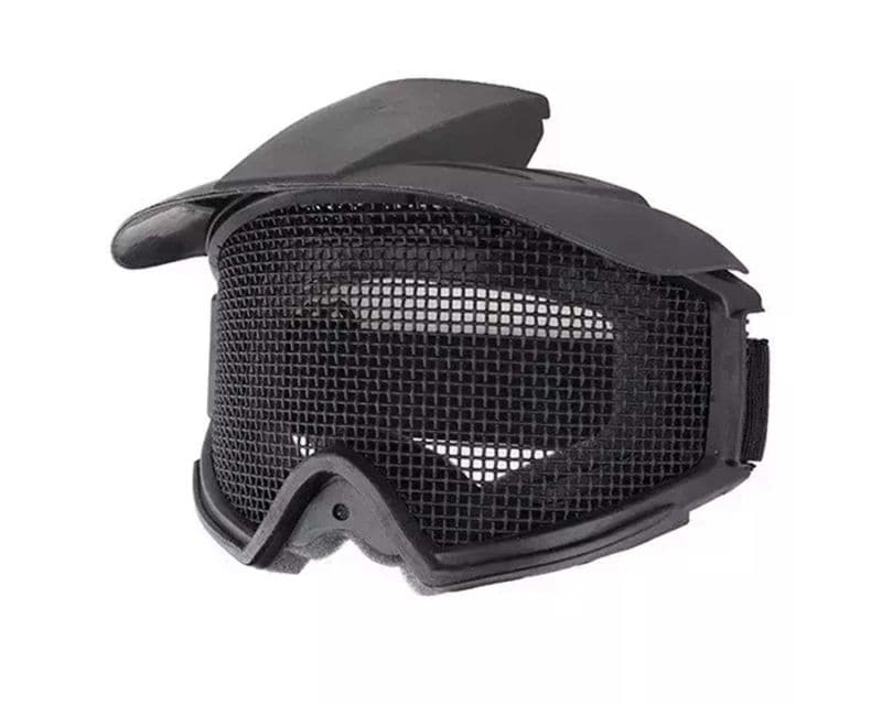 GFC Tactical ASG маска з сіткою та щитком, чорна