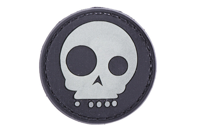WARAGOD Tactical Funny Skull нашивка 4см, чорна