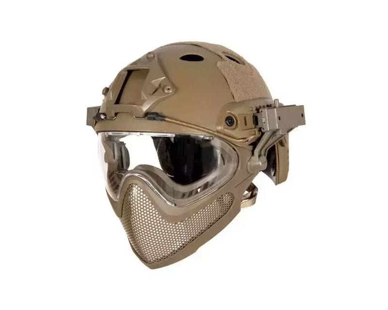 GFC Tactical ASG fast PJ Piloteer II шолом, загар