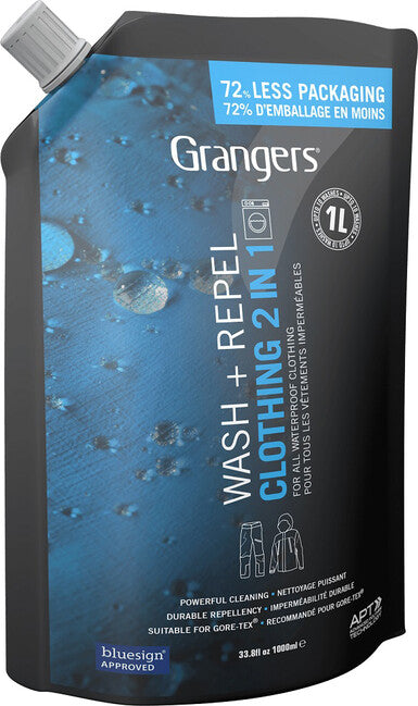 Grangers 2 in 1 Wash & Repel екологічний миючий та імпрегнуючий засіб, 1000 ml